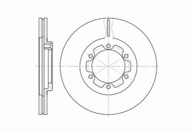 Тормозные диски ROADHOUSE 618810 Opel Frontera 230351, 569801, 94172376