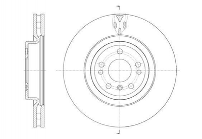 Диски гальмові ROADHOUSE 6157610 Mercedes M-Class, GLE-Class 1664210612