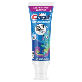 Дитяча зубна паста Crest Kid's Advanced Colour Changing Toothpaste, Bubblegum Flavour 119 гр (030772057155)