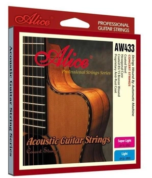 Струны для акустической гитары Alice AW433P-SL 85/15 Bronze (11-52) Super Light