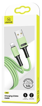 Kabel Usams U52 Lightning 2A Fast Charge 1m Zielony (6958444988979)