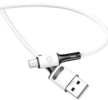 Kabel Usams U52 micro-USB 2A Fast Charge 1m Biały (6958444989006)
