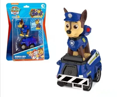 Игровая фигурка Paw Patrol Щенячий патруль Гонщик с машинкой 9*5см Синий