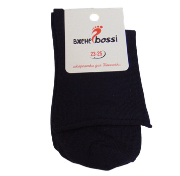 Носки без резинки Вжене bossi 23-25 темно-синие