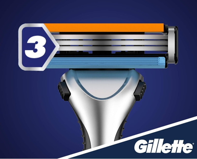 Змінні картриджі для гоління Gillette Sensor3 8 шт (7702018499977)