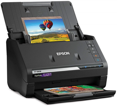Сканер Epson FastFoto FF-680W Black (B11B237401)
