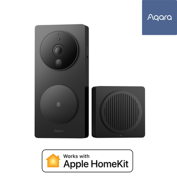 Розумний відеодзвінок Aqara Smart Video Doorbell G4 ZNKSML01LM (Колір: Темно-сірий / Gray) (Apple HomeKit)