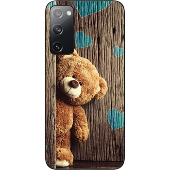 Бампер силиконовый чехол SMTT для Samsung Galaxy S20 FE с картинкой Мишка