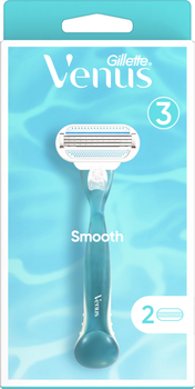 Станок для гоління жіночий Venus Smooth з 2 змінними картриджами (3014260262693)