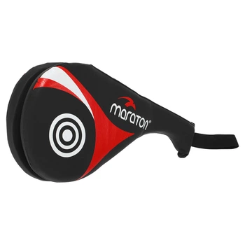 Ракетка для тхэквондо двойная Maraton Fight Gear Heroe 023 Black-Red