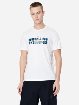 Футболка чоловіча Armani Exchange 498896348 XL Біла (1159792253)