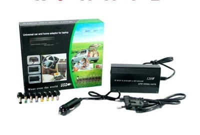 Універсальне зарядне для ноутбука в авто UKC 901(12V 220V)