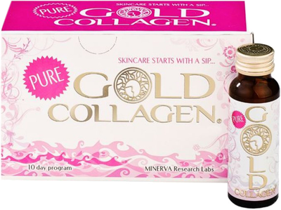 Натуральна харчова добавка Gold Collagen Minerva 10 ампул x 50 мл (5060259570223)