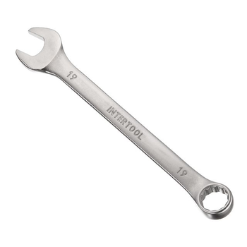 Ключ комбінований 19 мм INTERTOOL HT-1219