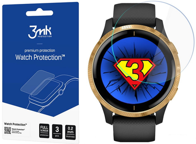 Захисна плівка 3MK Watch Protection для екрану смарт-годинників Garmin Venu 3 шт. (5903108289283)