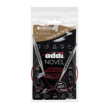 Спицы круговые кубические Addi Novel 8 мм х 50 см 717-7/8-50