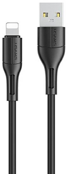 Kabel Usams U68 Lightning 2A Fast Charge 1m Czarny (6958444969428)