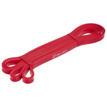 Резина петля для подтягиваний и тренировок лента силовая Zelart POWER LOOP Pro (MD1353-1) (латекс, 2080x13x4,5мм, XS, нагр.9-16кг, красный) (FI-2606-1)
