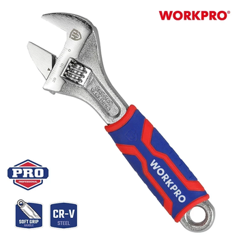 Ключ разводной WORKPRO 150 мм CR-V PRO WP272010