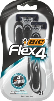 Станки для бритья Bic Flex 4 без сменных картриджей 3 шт.