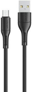 Kabel Usams U68 micro-USB 2A Fast Charge 1m Czarny (6958444969503)