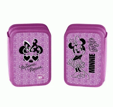 Пенал подвійний HP-01 Minnie Mouse 20x13x4.5 см фіолетовий Yes