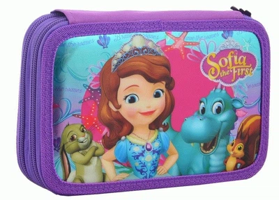 Пенал подвійний Sofia purple 20x13x4.5 см фіолетовий Yes