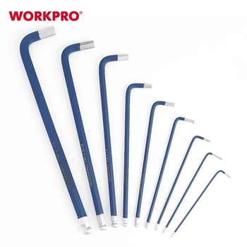 Набор ключей шестигранных метрических с шариковым окончанием WORKPRO 9шт. CR-V PRO PLUS WP222011
