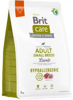 Корм для собак малих порід Brit Care Dog Hypoallergenic Adult Small Breed гіпоалергенний з ягнятком 3 кг (172650)