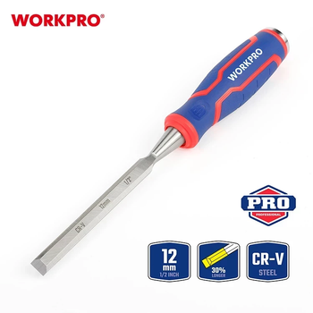 Стамеска - долото ударная WORKPRO 12 мм CR-V PRO WP243006