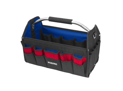 Сумка для инструмента открытая WORKPRO 410x235x270мм 600D полиэстер PRO WP281011