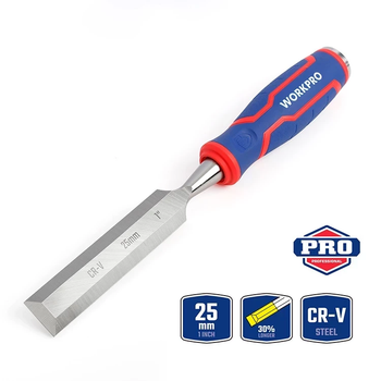 Стамеска - долото ударна WORKPRO 25 мм CR-V PRO WP243010