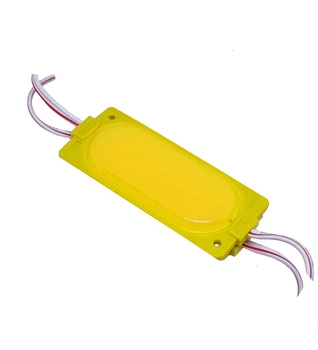Светодиодный модуль COB 3W 8535 12V Жёлтый на скотче (80503)