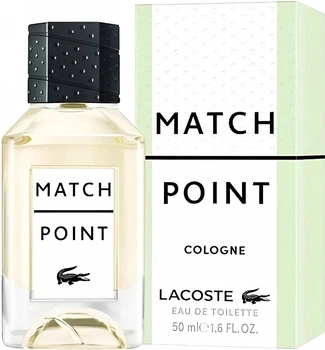 Туалетна вода для чоловіків Lacoste Match Point Cologne 50 мл (3616303429560)