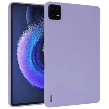 Защитный чехол Deexe Silicone Shell для Xiaomi Pad 6 / 6 Pro - Light Purple
