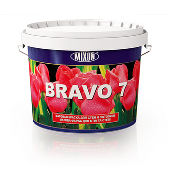Краска для стен и потолка Mixon Bravo 7 белая 5л