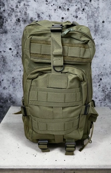 Рюкзак тактический Assault Army 25 литров 46x31x16 олива 8377