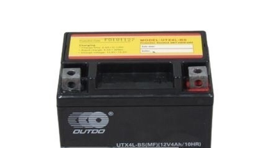 Аккумулятор Outoo 12V4A YTX4L гелевый ALFA/ DELTA/Скутеры 86*70*114