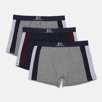 Набор трусов-шорты мужской Enrico Coveri EB1252 6 XL 3 шт Серый/Синий/Черный (ROZ6501002045)
