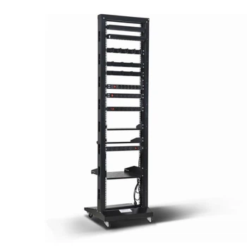 Стійка 19" Kingda KD-202-6642 high 42U подвійна 250кг чорна
