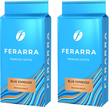 Упаковка молотого кофе Ferarra Espresso 250 г х 2 шт (2000006782250)