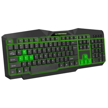 Провідна клавіатура Esperanza Keyboard EGK201 1.5м USB LED Green