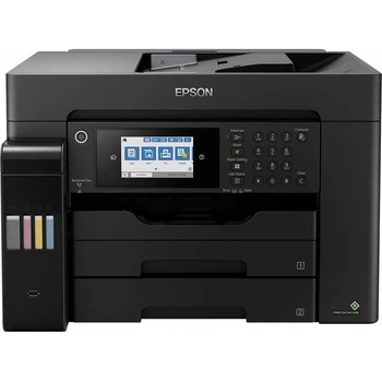 Універсальний принтер Epson L15160 кольоровий Wi-Fi/USB вбудований факс Чорний