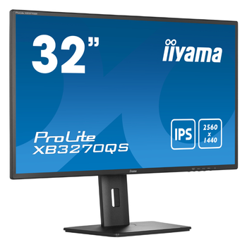 Монитор 31.5" IPS Iiyama XB3270QS-B5 поворотный экран Черный