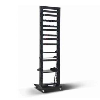 Стійка 19" Kingda KD-202-6641 high 42U одинарна 250кг чорна