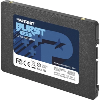 Твердотельный накопитель SSD Patriot Burst ELITE 1920GB 2.5" 7mm SATAIII TLC 3D PBE192TS25SSDR