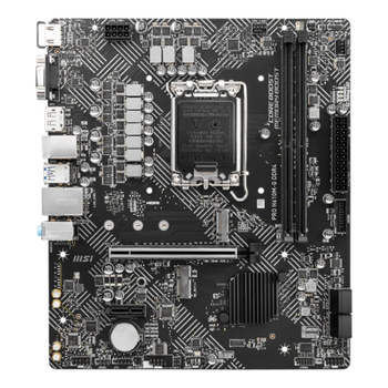 Материнская плата MSI PRO H610M-G DDR4 Socket 1700/Intel/MicroATX/1хHDMI/VGA/DisplayPort