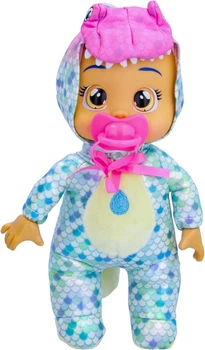 Cry Babies Tiny Cuddles Dinos Mia Интерактивная мягкая кукла пупс плакса Динозаврик Мия