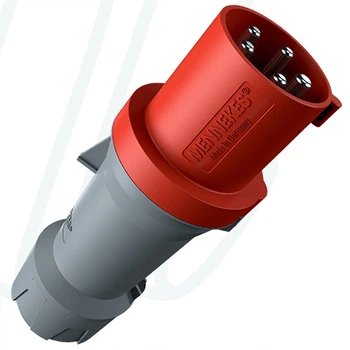 Штекер PowerTOP plus 63A 5п 6г 230B, IP44 | MENNEKES