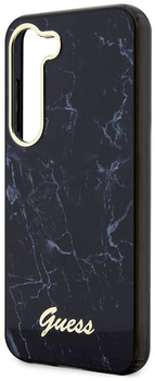 Etui plecki Guess Marble do Samsung Galaxy S23 Plus Black (3666339117382)